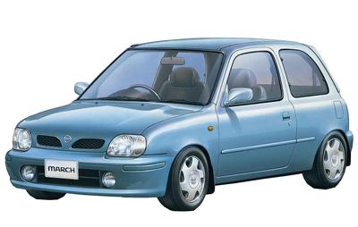 Série modelů Fujimi 75 Nissan March 1/24 Inch-Up Ne. 3dveřový G# (AK11) ID-75