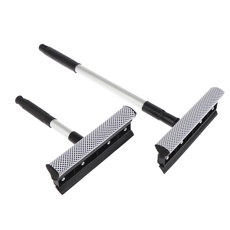 1Pc Squeegee Car Window Cleaner Single Section Pole /Retractable Pole Cleaning Window Brush Glass Squeegee Car Cleaning Tools