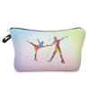 Women Gymnastics Print Cosmetic Bag Toiletries Organize Travel Storage Case  6391