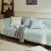 Retro Cotton Sofa Cover Four Seasons Universal Embroidered Cushion Curve Edge Decoration Couch L Shaped Non-slip Sofa Slipcover
