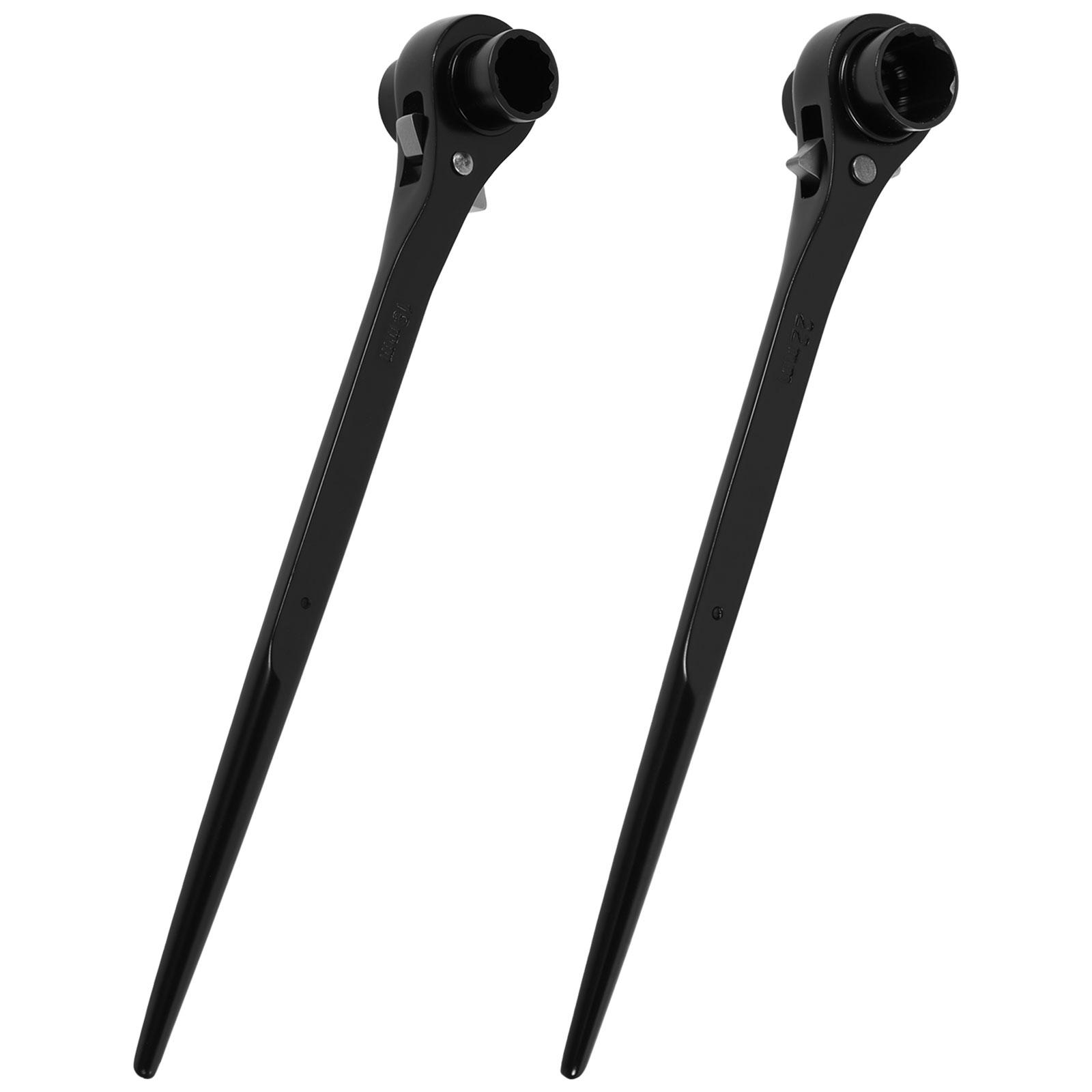 

Ratchet Podger Spanner Wrench Ratchet Scaffold Spanner Double Ended Socket Ratcheting Podger Scaffold Spud Wrench for Buildings