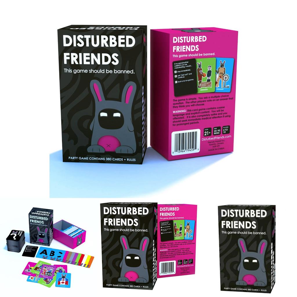 Confused Friends Antihuman Kartenspiel Für Erwachsene und Kinder Familienparty Spaß