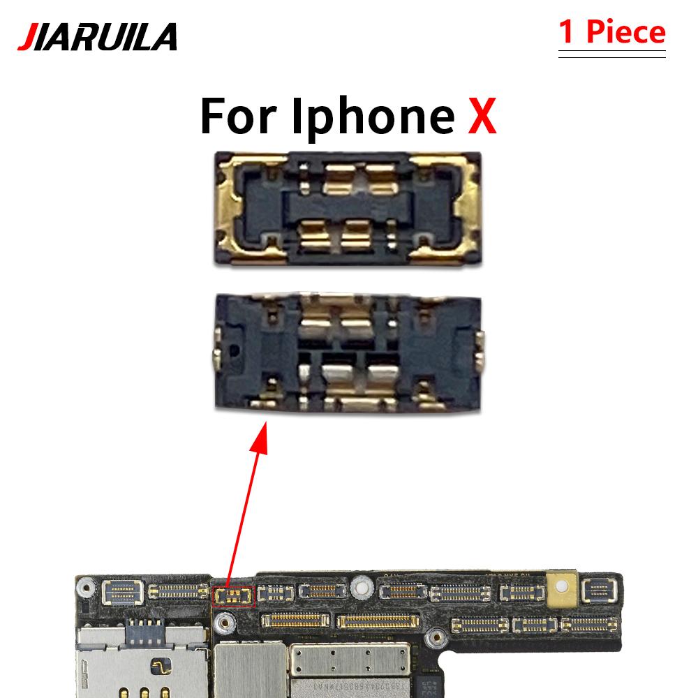 Battery FPC Connector For Iphone 11 Pro Max Se 1111 X XR XS Max Inner FPC on Board Clip Plug Flex Cable Replacement Parts