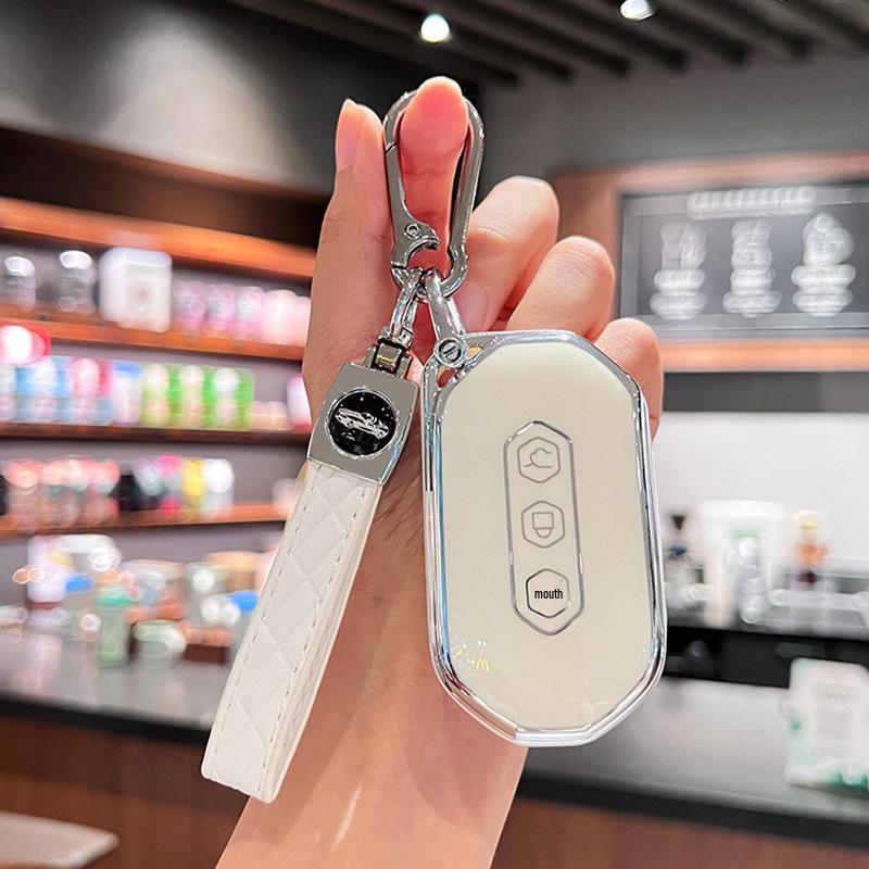 Herren Auto Schlüsselhülle für Wuling E5 Starlight, 730 Star Chaser und Star Cloud Jiachen Kaijie Modelle