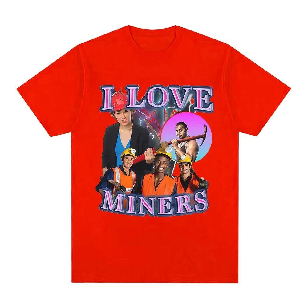 

Funny Meme Tops Funny Mining Enthusiast Humor Graphic Short Sleeves I Love Miners TShirt Women Casual LooseT Shirts Top Unisex 4XL