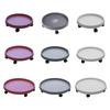 Plant Stand with Wheels Rolling Plant Stand Flower Pots Mover Planter Caddies Round Plant Rack for Heavy Duty Planter