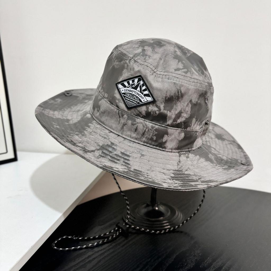 Outdoor Color Matching Travel Quick-drying Versatile Sunshade Bucket Hat Women's Sunscreen Mountaineering Fishing Hat Men's Basin Hat Trend