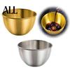 Gold Dipping Bowls for Parties Stainless Steel Sauce Bowl, Stackable Durable Mirror Polished Condiment Silver Ramekins Compact Reusable Serving
