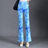 Women's 2025 Plaid Stretch Flare Pants - Slimming, Versatile, Elastic Waist, Bodycon Style for Summer