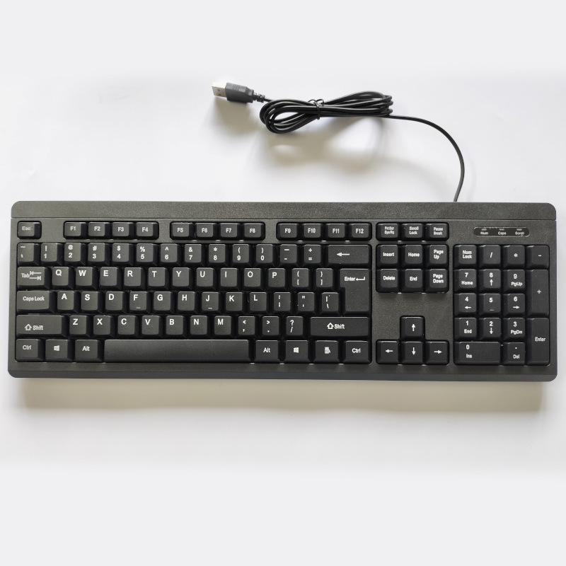 USB Multi-Language Wired Desktop Membrane Keyboard