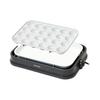 Iris Plaza Hot Plate Removable 2 Pieces Takoyaki Flat Plate PHP-C24W Gray