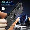 Armor Capa For Xiaomi Poco F4 GT Case Poko Little F4 GT F4GT PocoF4GT Cover Lens Protection Metal Ring Stand Holder Coque Fundas