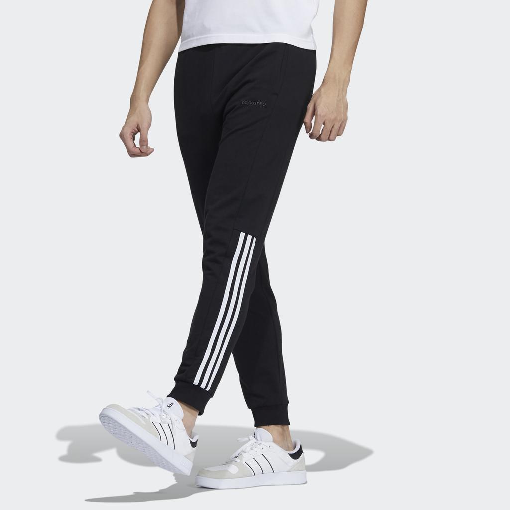 Adidas Neo Tapered Cuff Joggers Men Bottoms Black GP5645