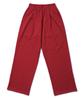 GAKKAI UNIONS One-Pleat Wide Sweatpants Burgundy