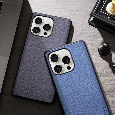 Case For iPhone 16 Pro Plus Max Premium Textile Explosion-proof Cover For Iphone 16 Pro Max