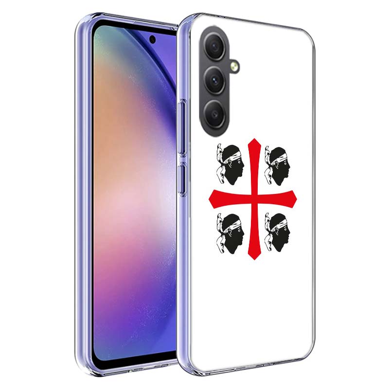 Flag of Sardinia Phone Case for Samsung A17 A37 A57 A07 A16 A26 A36 A56 A06 A02S A12 A22 A32 A52S A04S A14 A24 A34 A54 A03 A13 A
