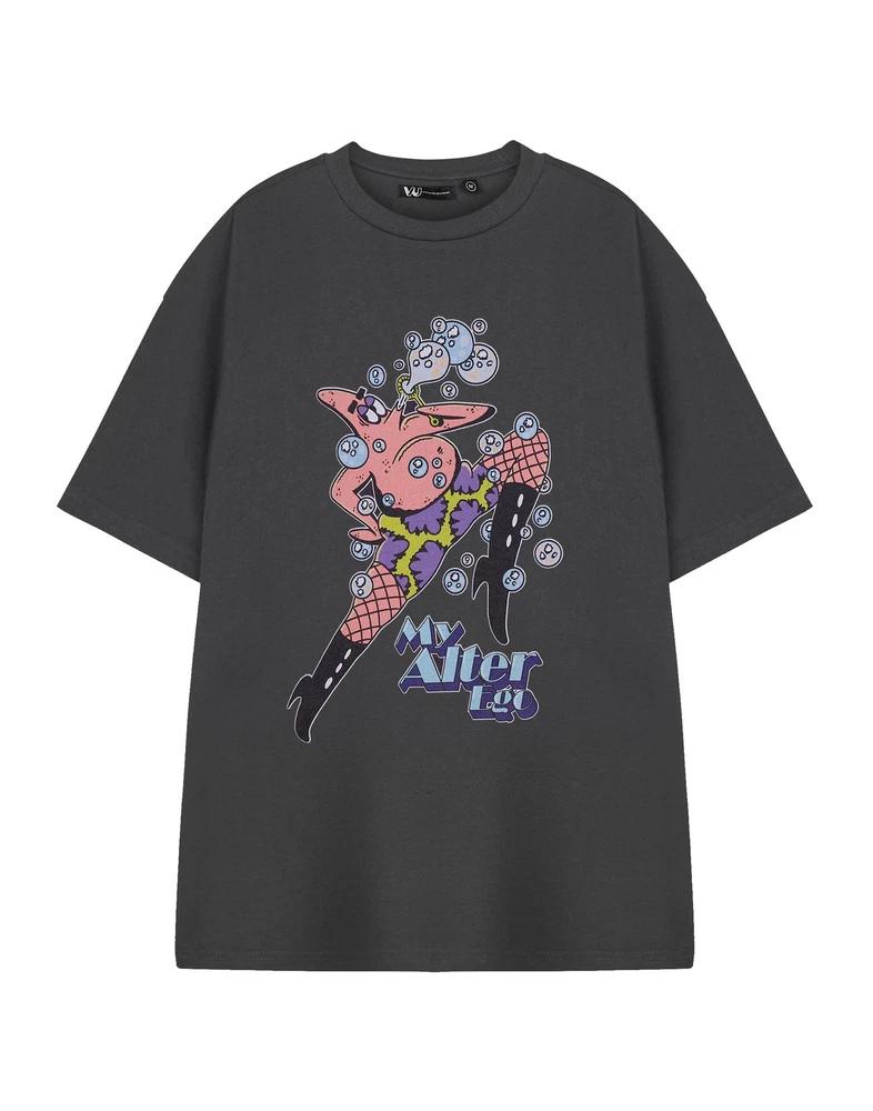 SpongeBob SquarePants Short Sleeved TShirt Unisex Charcoal Official Merch M