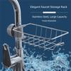 Sponge Holder Over Faucet Kitchen Sink Caddy Organiser Adjustables Stainless Steel Sponge Holder for Kitchen Sink