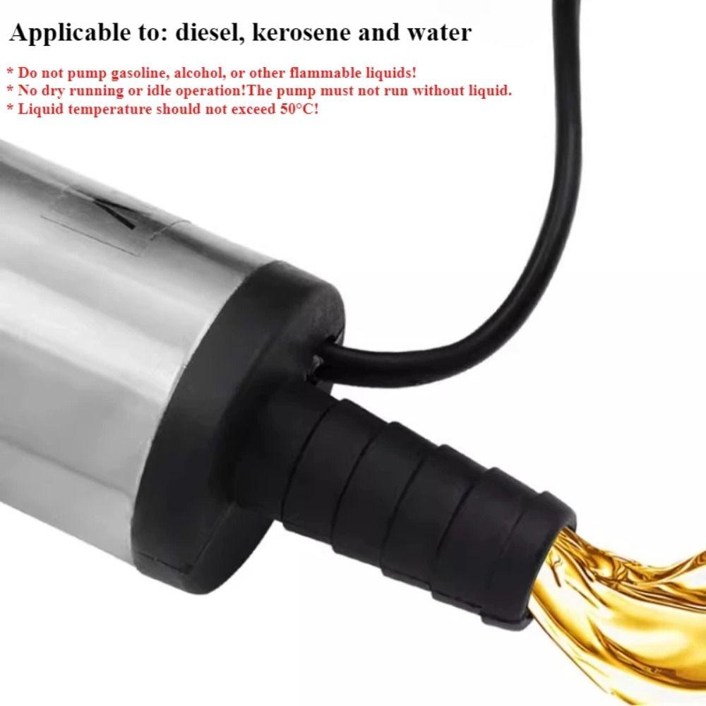 38mm Port Electric Fuel Transfer Pump Corrosion-Resistant Refueling Pump  Car Refueling