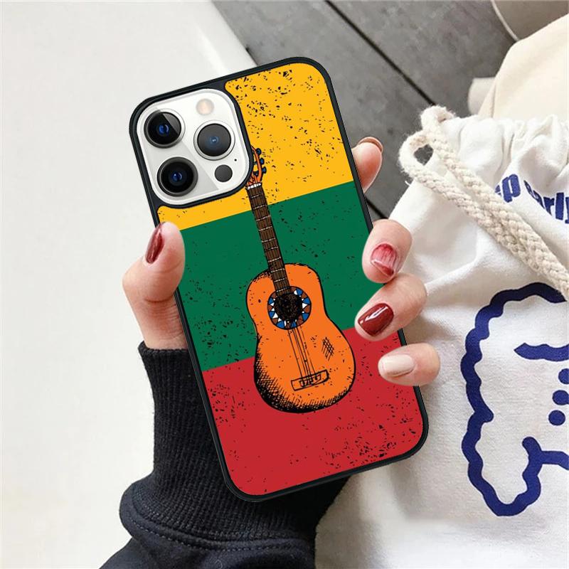Lithuania Flag Phone Case For iPhone 17 Air 15 16 Cover  11 13 14 Pro Max 12 Plus Max Fundas
