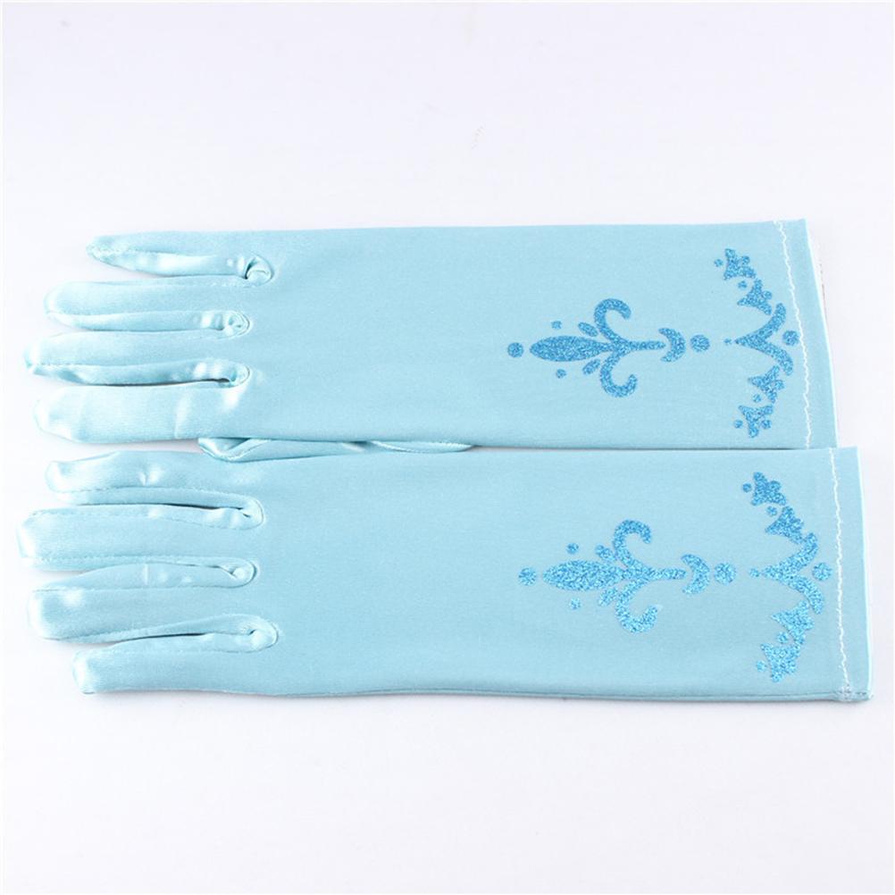 Little Girls Princess Gloves Satin Cloth Gloves Princess Dress Up Accessories