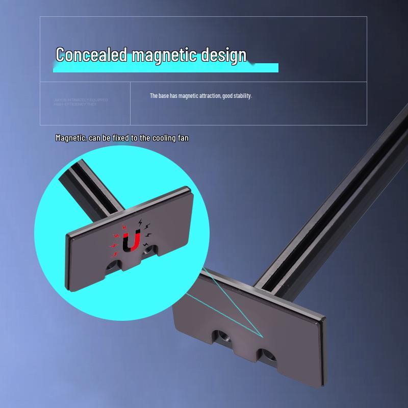 All-Metal Vertical Graphics Card Stand with Extended Support