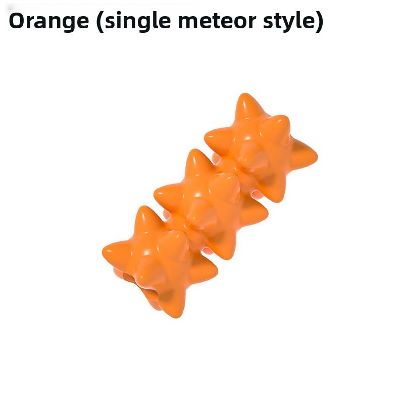 

Pet Toy Balls, Biting Dog Toys, Bone-shaped Wood-plastic High-end Chewing and Teething Set Meteor bar помаранчевий
