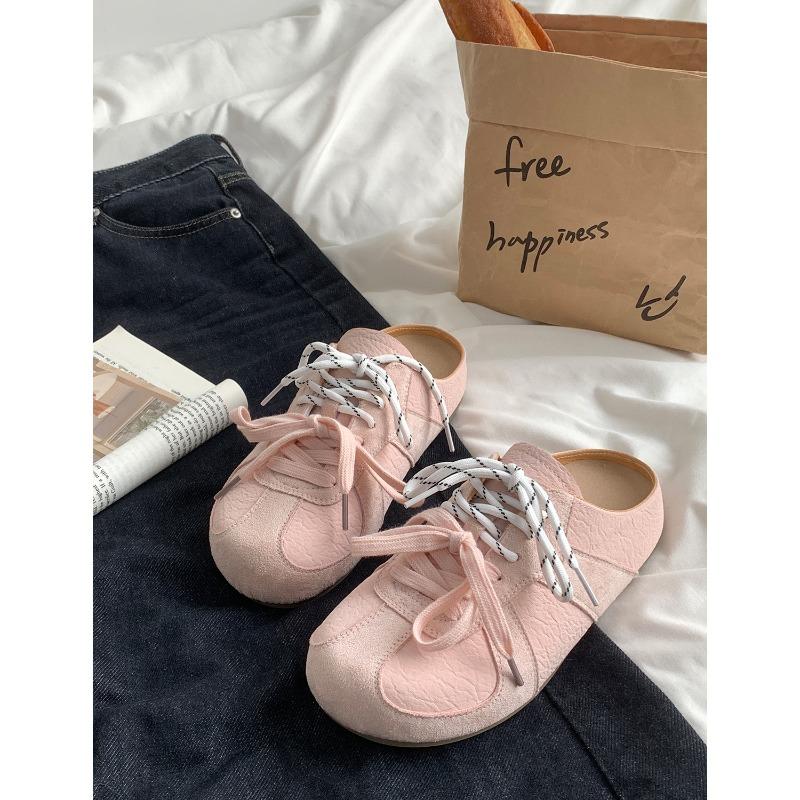 Summer New Thick-soled Half-slippers Women's One-pedal Bag Head Slippers 3752