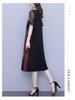 Elegant Women's Plus Size Summer Loose Patchwork Dress