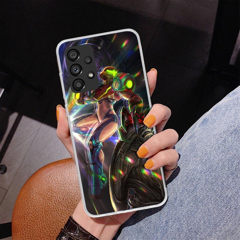 Spiel M-Metroids Handyhülle Für Samsung Galaxy A52 A32 A22 A12 A51 A31 A50S A30S A20S A10S Note 20 Ultra 10 Plus S10 A72 A71 Gala