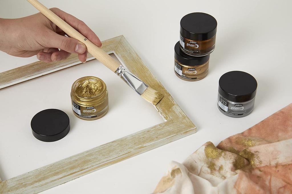 Pebeo Antique Metallic Decorative Oil-Based Gilding Wax (Paste Form) 30ml Silver 510