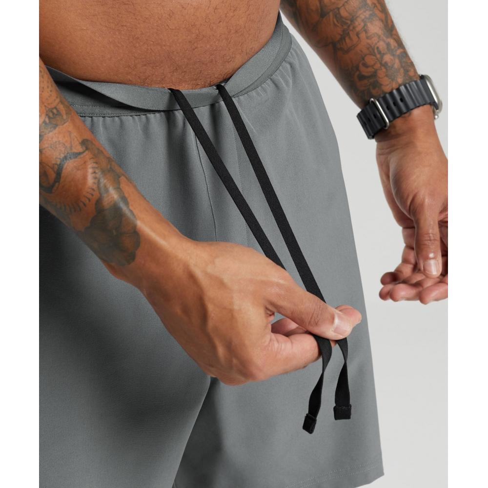 GYMSHARK Land to Water 6  Shorts Pitch Grey A5A6I GB7Q