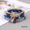 Bohemian Multilayer Beaded Wings Bracelet with Niche Design