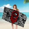 M-Metal M-Mulisha Microfiber Printed Beach Towel Mountain Climbing Yoga Beach Swimming Running Absorbent Soft Towel