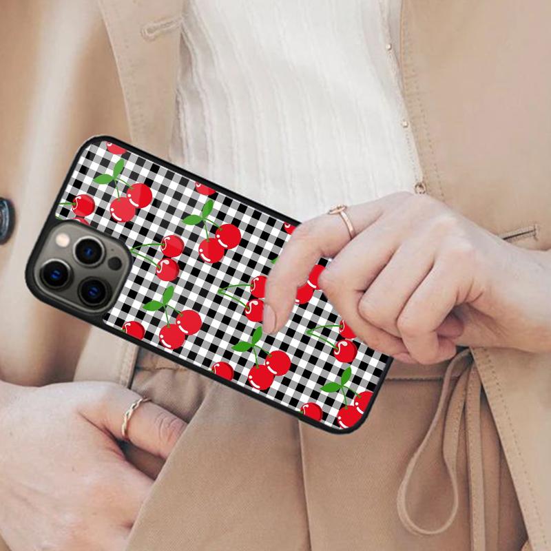 

Red Cherry Summer Fruit Magnetic Phone Case For APPLE iPhone 17 Air 16 14 13 12 Pro Max 15 Plus Wireless Charge MagSafe Cover iPhone 14