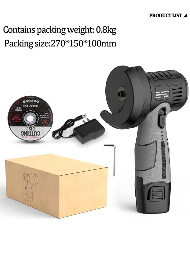 

Мини аккумуляторная угловая шлифмашина Беспроводная электрическая угловая шлифмашина 15000 об/мин Мини полировальная шлифовальная машина Алмазная резка PowerGr