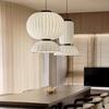 Wabi-Sabi Silk Lantern Pendant Light