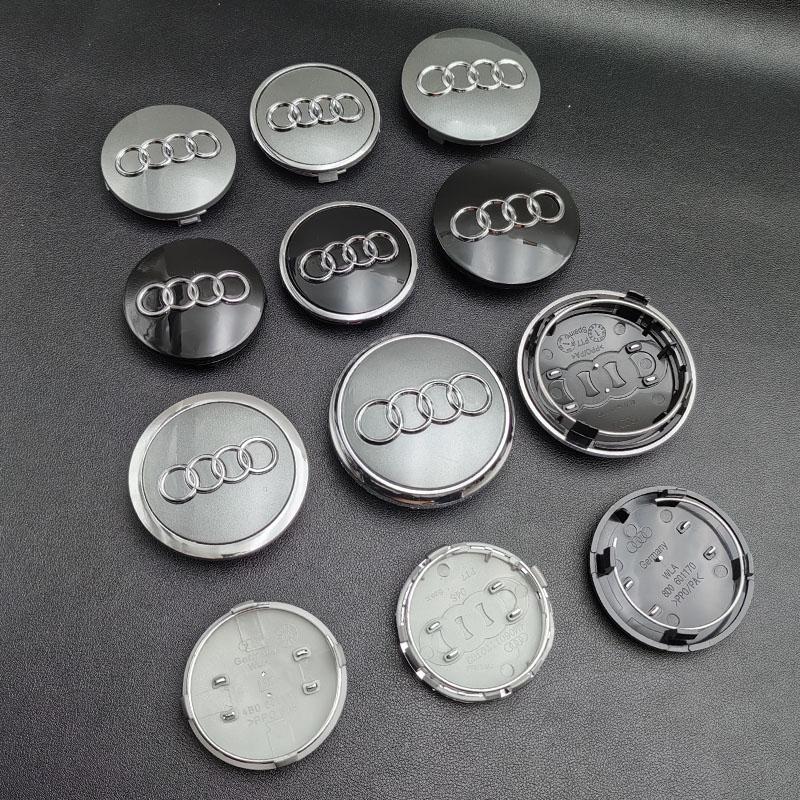 For Audi A5 4pcs 60mm 61mm 68mm 69mm 77mm Audi Hub Caps Car Wheel Center Caps For Audi A1 A2 A3 A4 A5 A6 A7 A8 S3 S6 Q3 Q5 Q7 Accessories