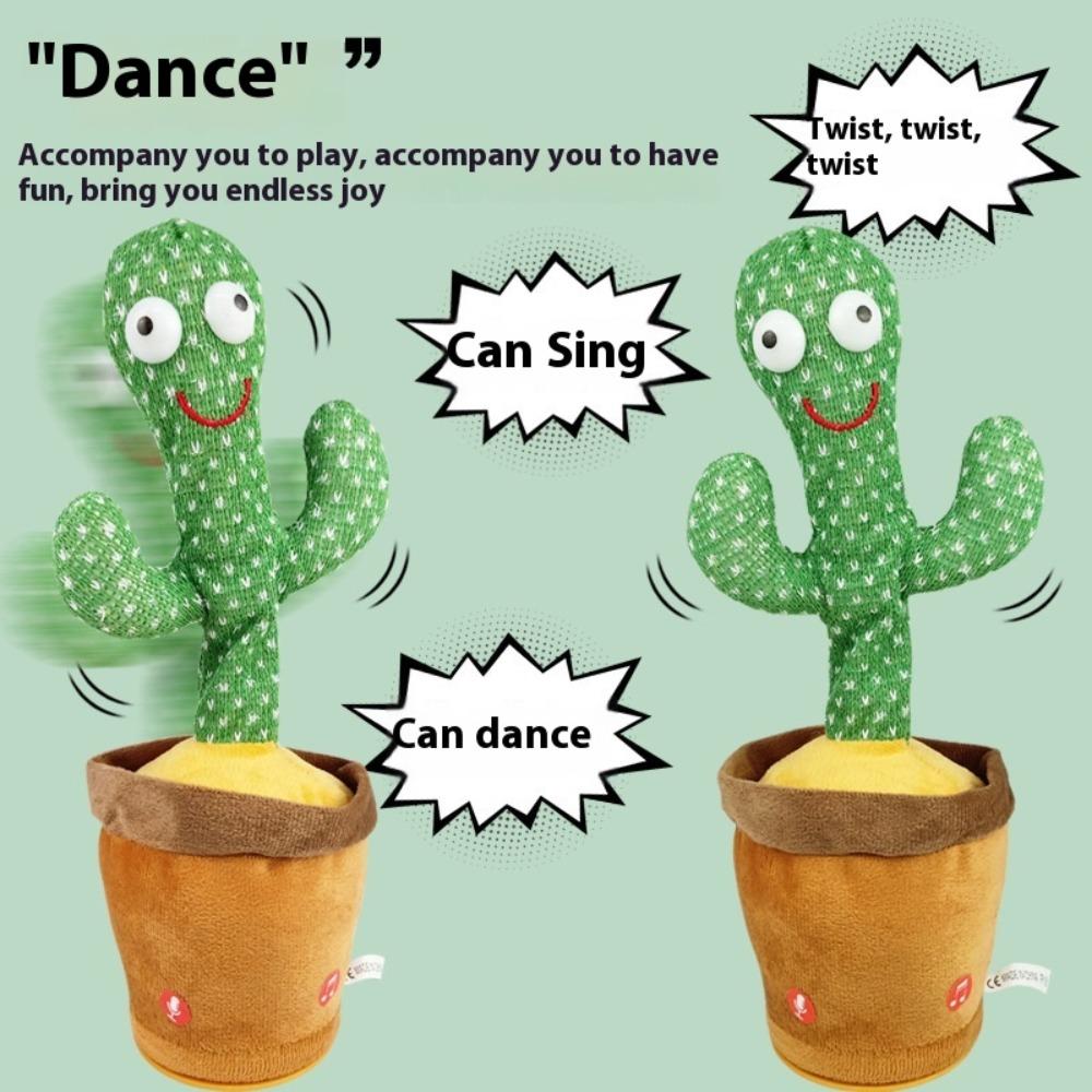 Popular Douyin, the Same Cactus Twists, Sings and Dances, Talking Children's Toys, Interactive Dolls