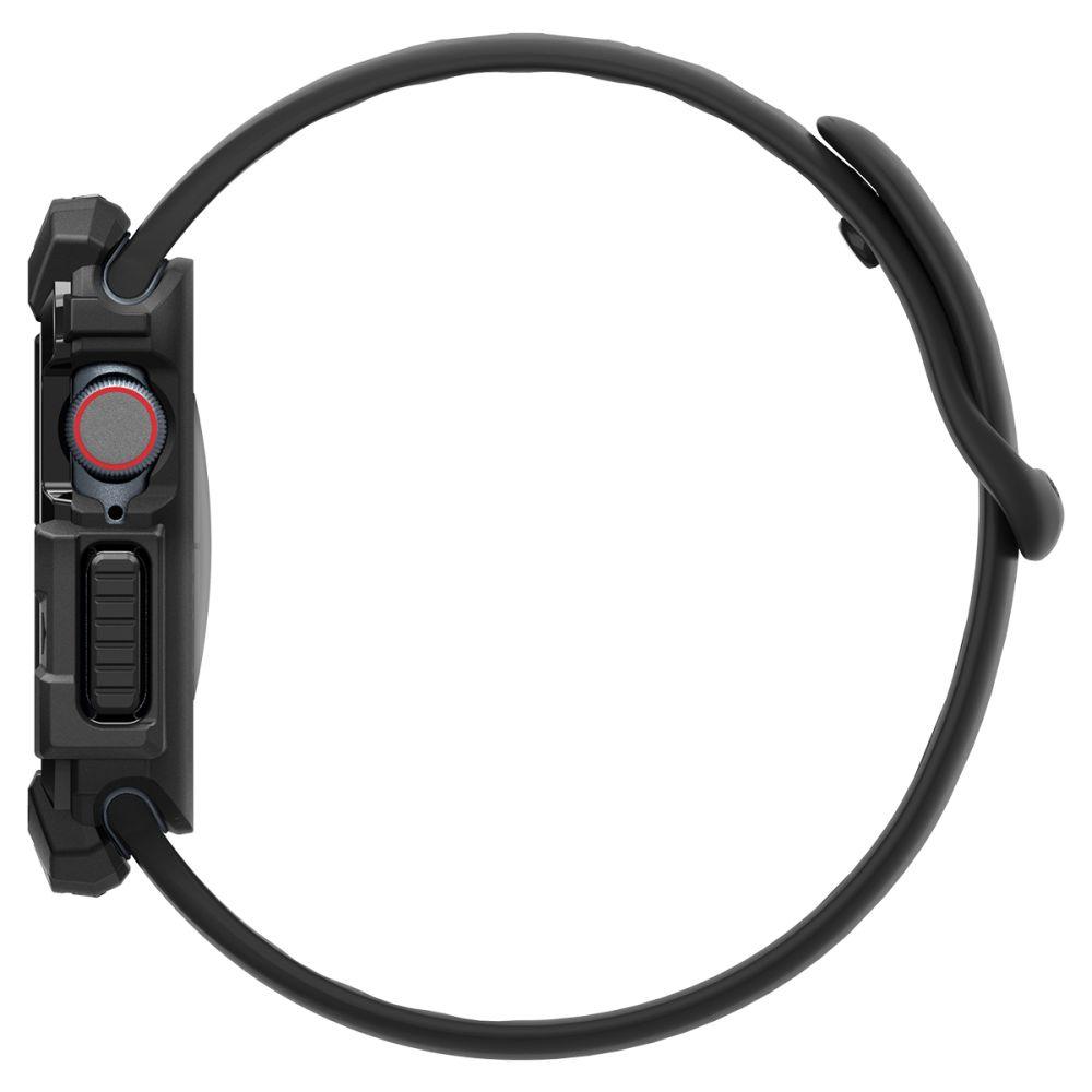 Spigen Rugged Armor Case for Apple Watch 10, Black
