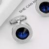 Alloy Cufflinks Classic Tuxedo Shirt Cufflinks and Shirt Accessories Unique Business Groom Wedding Jewelry Men Gifts