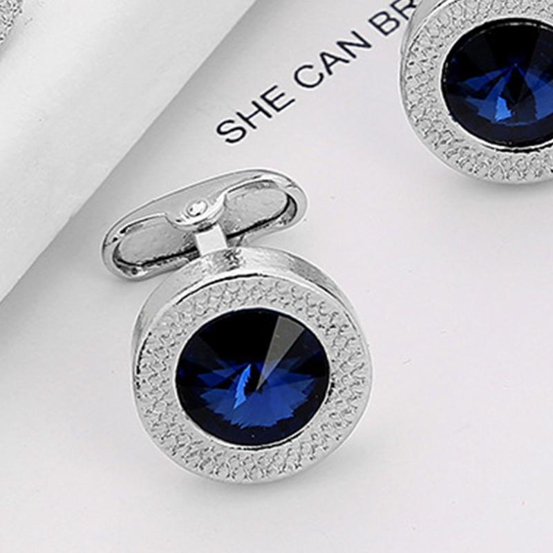 Alloy Cufflinks Classic Tuxedo Shirt Cufflinks and Shirt Accessories Unique Business Groom Wedding Jewelry Men Gifts