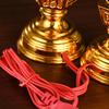 2pcs Plastic Power Simulated Candlestick Buddhist Utensils Home Decoration Buddhist Temple Worship Pray for Auspiciousness