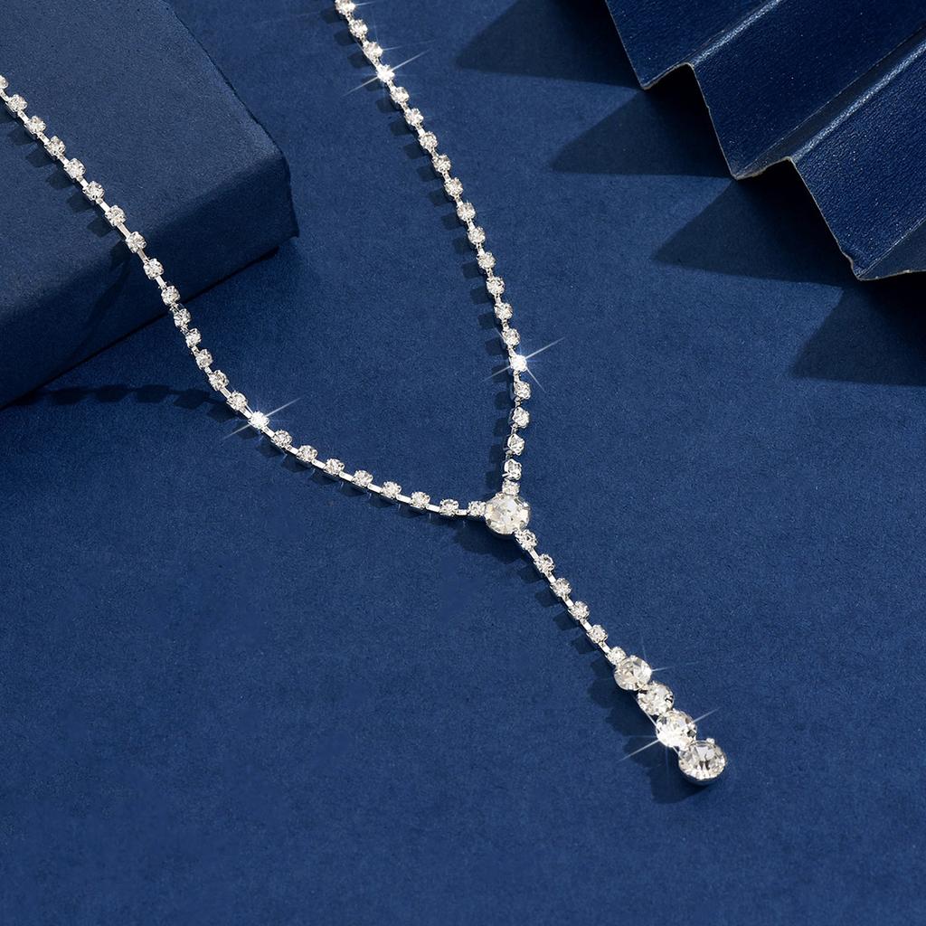 Modisch, leichter Luxus, minimalistisch, beliebter Schmuck, Bestseller-Halsketten, Strasssteine, grenzüberschreitende Bestseller