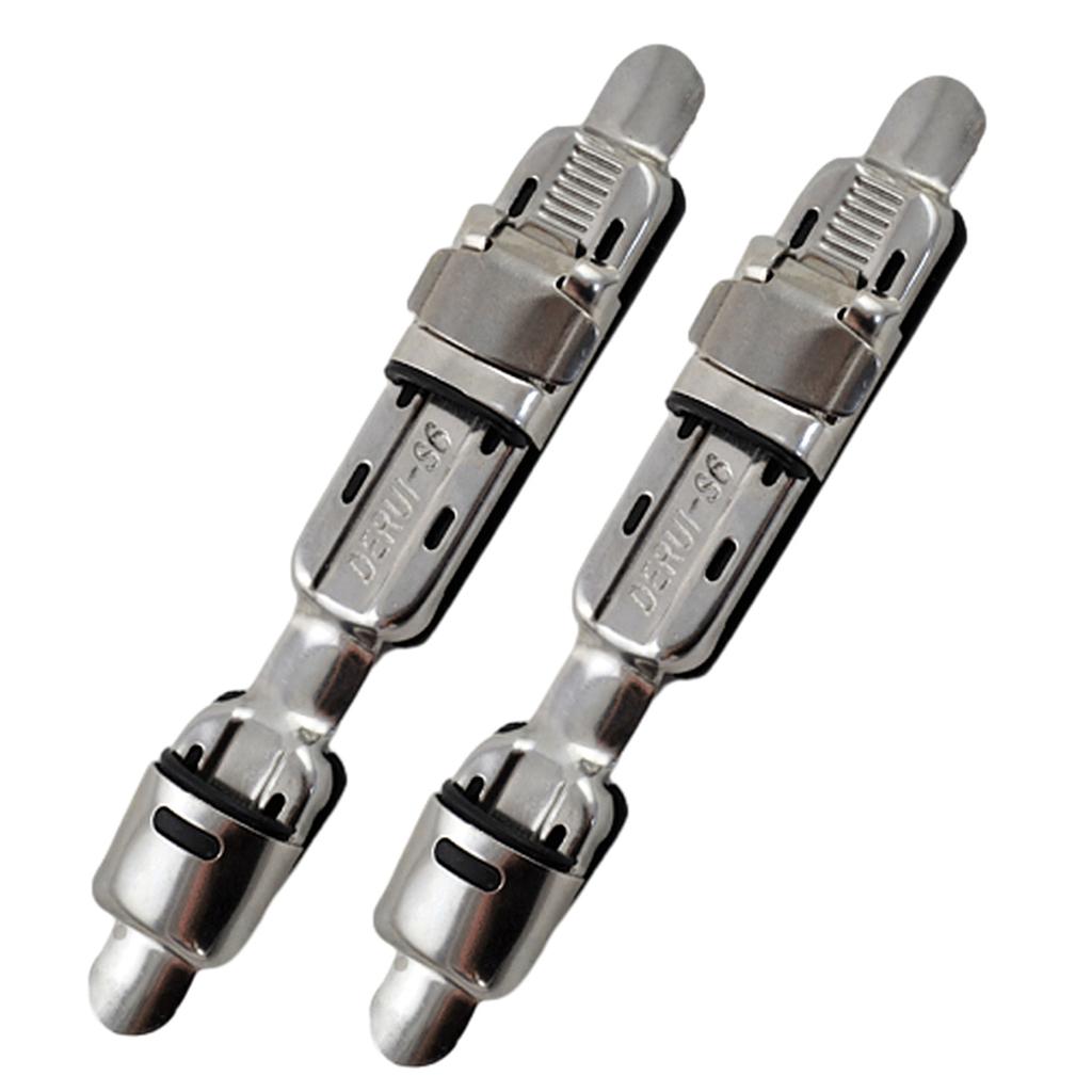 Stainless Steel Fishing Rod Holder Corrosion Resistant Solid Stainless Steel Reel Seat for Fresh and Saltwater Fishing