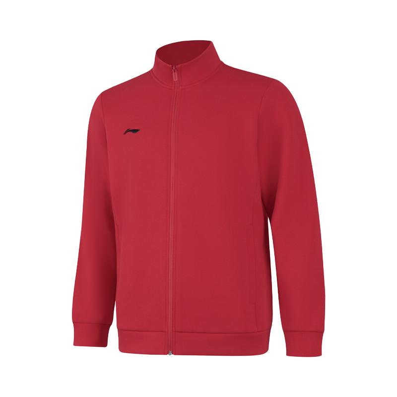 Li Ning Trench Coats Men's Bull Red Stand Collar Moderate Other AWDUA75-8