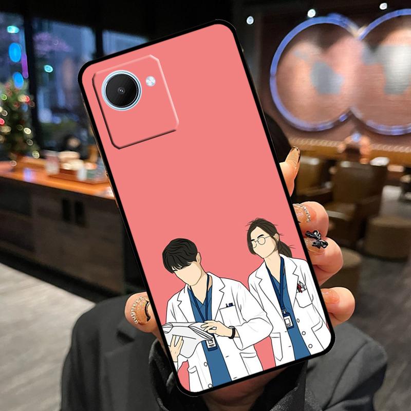 

Cartoon Medicine Doctor Nurse Case For Realme 11 Pro Plus 15 14 13 12 GT7 Pro GT6 C55 C51 C53 C35 C33 C61 C65 C67 C71 C75 Realme C31