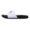 Nike Benassi Slides White Unisex Sandals Black-Black 343880-100