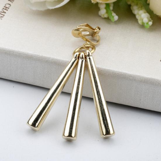 Women Hanging Earrings Solid Color Simple Long-lasting Lady Hook Earrings Female Jewelry