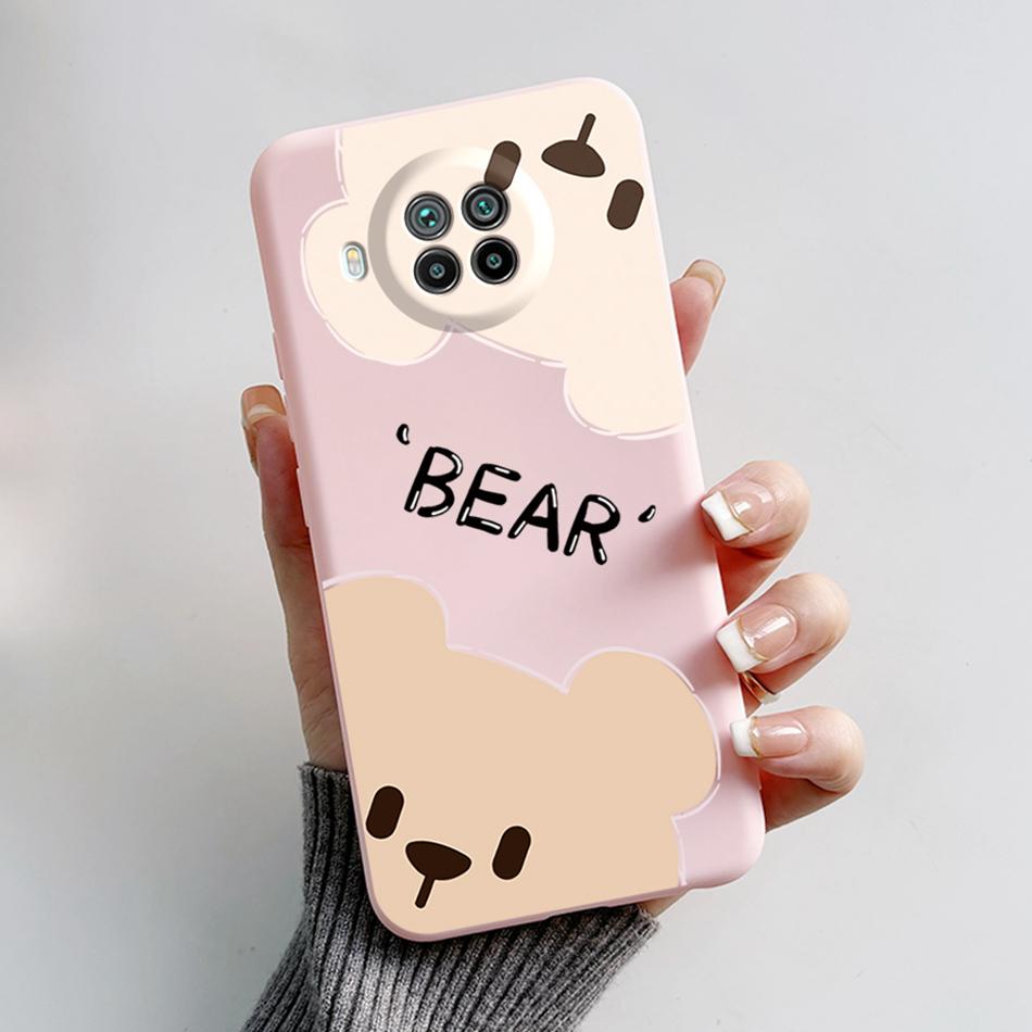 For Xiaomi Mi 10T Lite Case Cute Cat Cartoon Bear Frog Soft Silicone Back Cover For Xiaomi Mi10T 10 T Lite 5G Bumper Phone Case